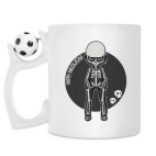 Кружка с футбольным мячиком