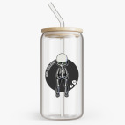 Банка с бамбуковой крышкой