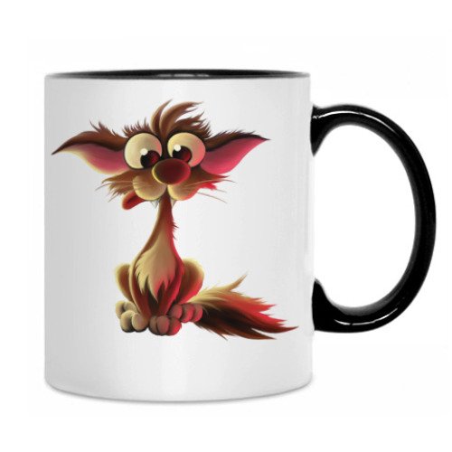 Кружка Голодный кот