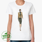 Женская футболка органик