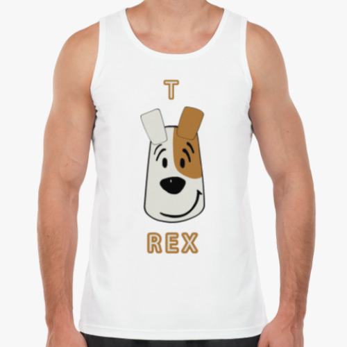 Майка с принтом Т-Рекс