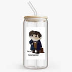 Банка с бамбуковой крышкой