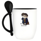 Кружка с ложкой