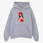 Толстовка худи оверсайз