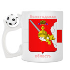 Кружка с футбольным мячиком