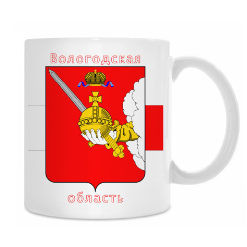 Кружка с принтом Вологодская область