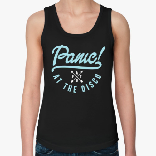 Женская майка с принтом Panic! At the Disco