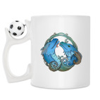 Кружка с футбольным мячиком