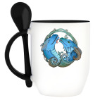 Кружка с ложкой