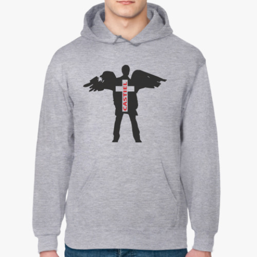 Толстовка худи с принтом Ангел Кастиэль - Supernatural