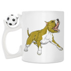 Кружка с футбольным мячиком