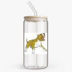 Банка с бамбуковой крышкой