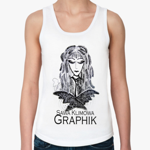 Женская майка с принтом Sawa Klimowa