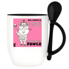 Кружка с ложкой