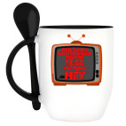 Кружка с ложкой