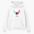 Толстовка худи оверсайз