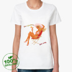 Женская футболка органик