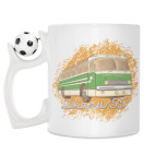 Кружка с футбольным мячиком