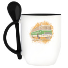 Кружка с ложкой