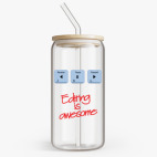 Банка с бамбуковой крышкой