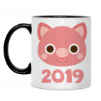 Кружка двухцветная