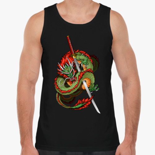 Майка с принтом Дракон