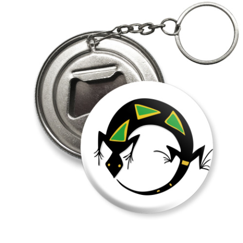 Брелок-открывашка с принтом  Lizard