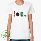 Женская футболка органик