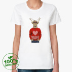 Женская футболка органик