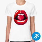 Женская спортивная футболка