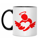 Кружка двухцветная