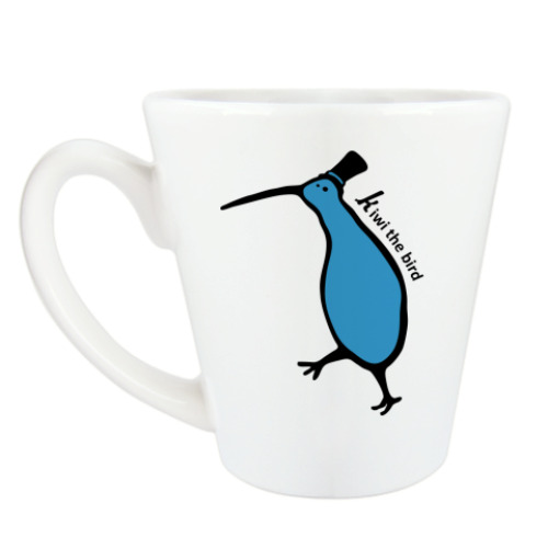 Чашка Латте с принтом 'Киви'