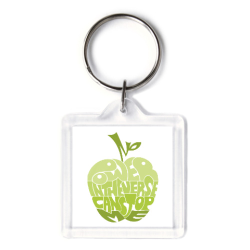 Брелок с принтом Power In The Verse