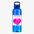 Прозрачная спортивная бутылка