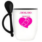 Кружка с ложкой