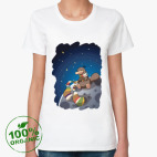 Женская футболка органик