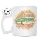 Кружка с футбольным мячиком