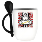 Кружка с ложкой