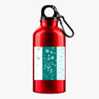 Металлическая бутылка 400 мл UV-DTF