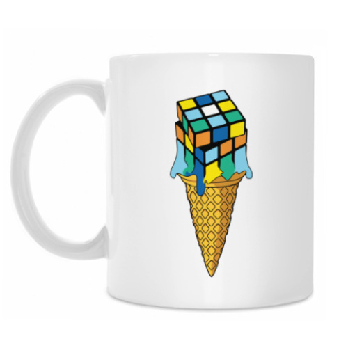 Кружка с принтом Кубик Рубика | Спидкубинг