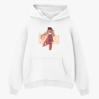 Толстовка худи оверсайз