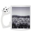 Кружка с футбольным мячиком