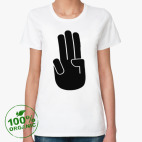 Женская футболка органик