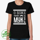 Женская футболка органик