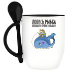 Кружка с ложкой