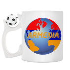 Кружка с футбольным мячиком