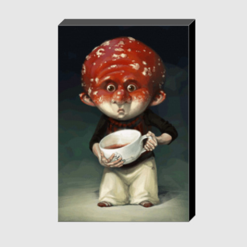 Холст с принтом Мухомор