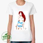 Женская футболка органик