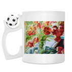 Кружка с футбольным мячиком