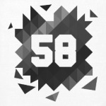 Цифра 58 (Low Poly)